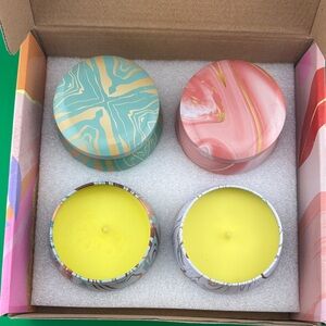 Set of Colorful Scented Candles